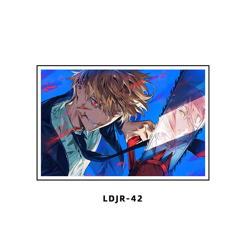 Chainsaw Man Decorative Painting Dianji Hayakawa Autumn Chainsaw Man Poster Hanging Painting E-sports Room Bedroom Anime Second Dimensional Mural