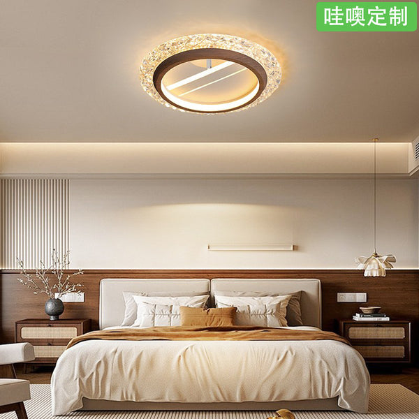 [Wow] The main light is simple, modern, creative, light luxury, medium and ancient style 2025 new eye protection crystal ceiling light