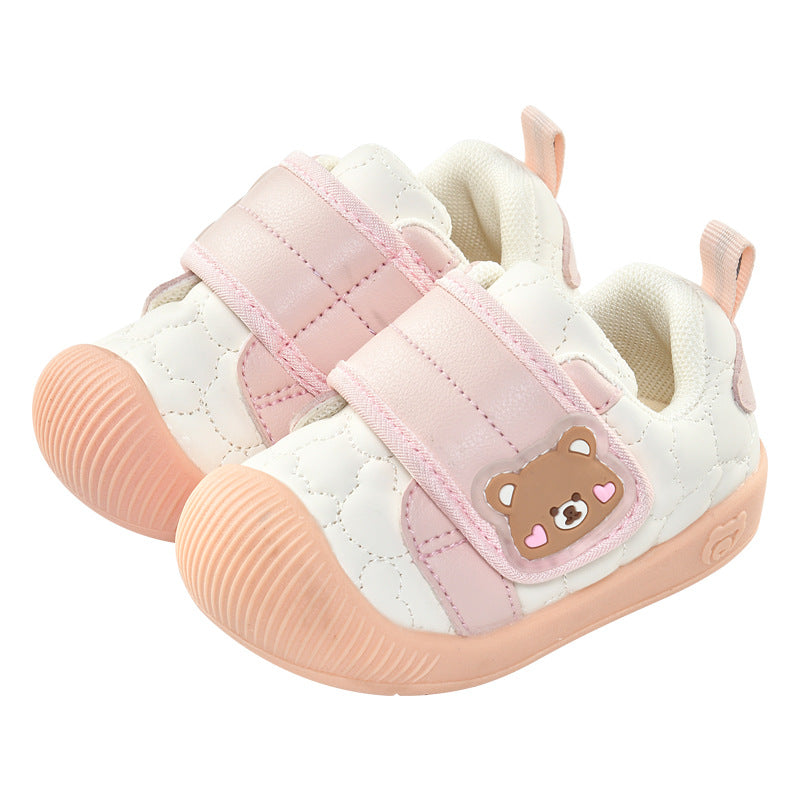 Baby first walker shoes - spring/autumn collection - sizes 0-1 to 1-2 years - soft sole, breathable infant & toddler shoes for boys & girls