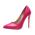 2026exportplus sizespring stiletto high heels patent leather pointed toe flats women's shoes plus size 40-45export cross-border