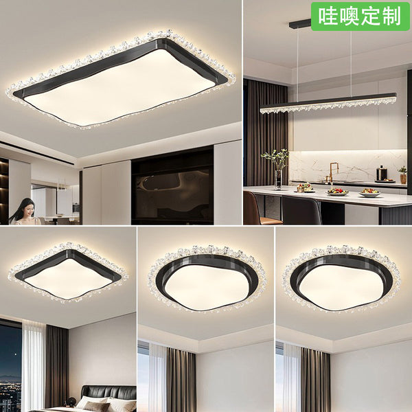 [Wow] Full spectrum bright led ceiling light, simple modern super bright room light, whole house package lighting