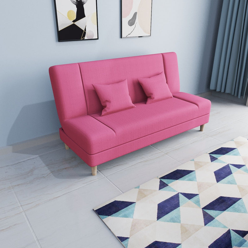 Multifunctional sofa bed - convertible fabric sofa, easy-to-assemble single sofa bed for living rooms, rental properties, and small apartments