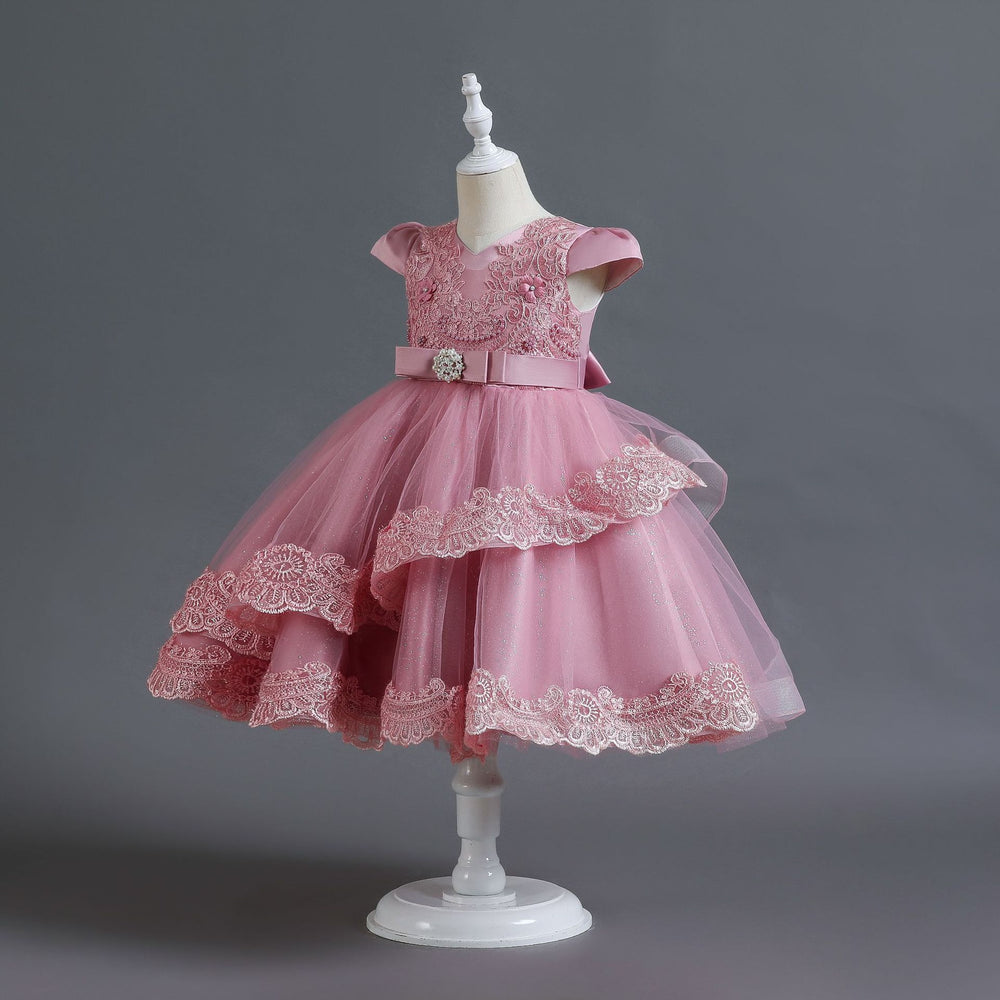 European and american new children's formal wear, wedding dresses, princess dresses, little girl's party host dresses, kids dress