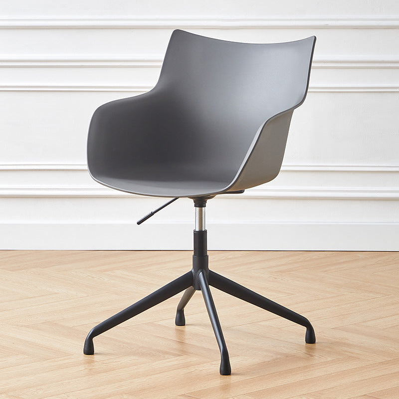 Business plastic chair computer chair reception negotiation chair restaurant stool thickened backrest chair office chair swivel chair for extended sitting