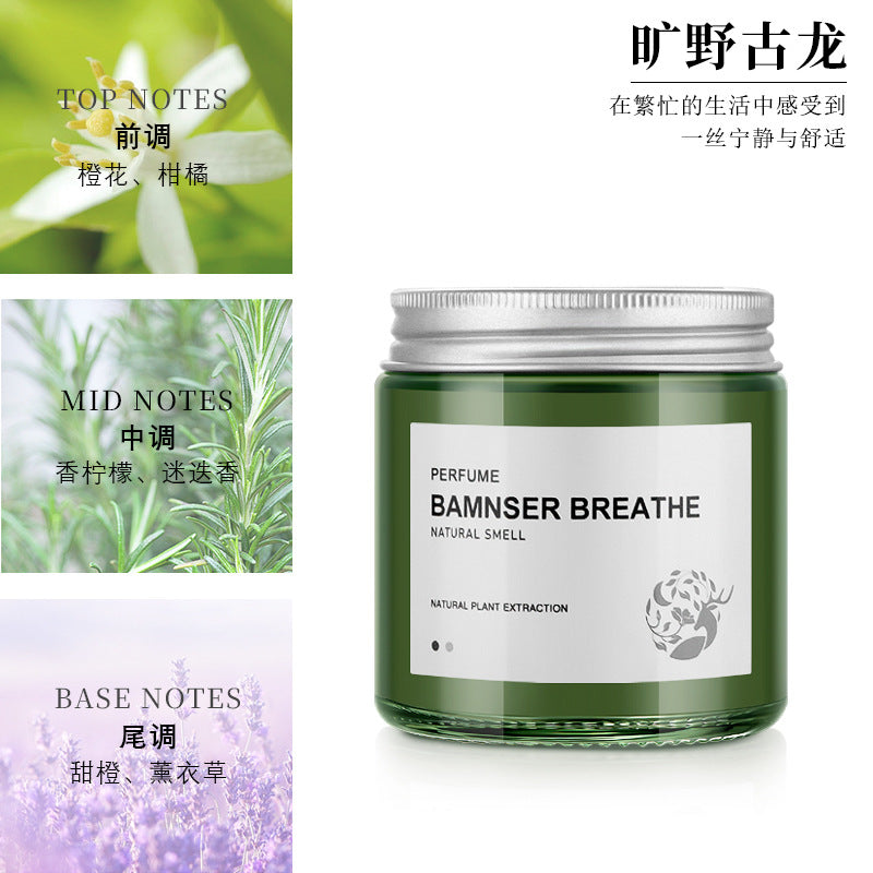 Car air freshener long-lasting diffuser odor eliminator solid balm ornament men's car fragrance wholesale