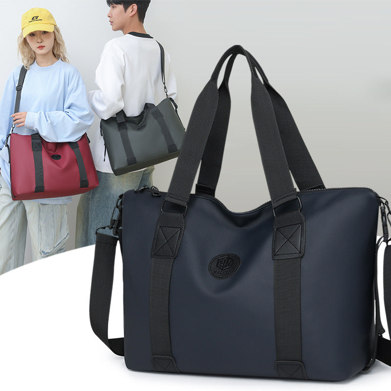 Short business trip lightweight portable storage bag trendy casual large capacity travel bag lightweight wet and dry separation fitness bag