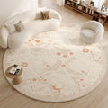 Accessible luxury round carpet living room sofa classy bedroom bedside cloakroom computer chair swivel chair study table floor mat