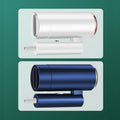 foldable hair dryer - home, dorm, hotel use - t-shaped, european/american standard, salon-grade, hair care, hot & cold air styler