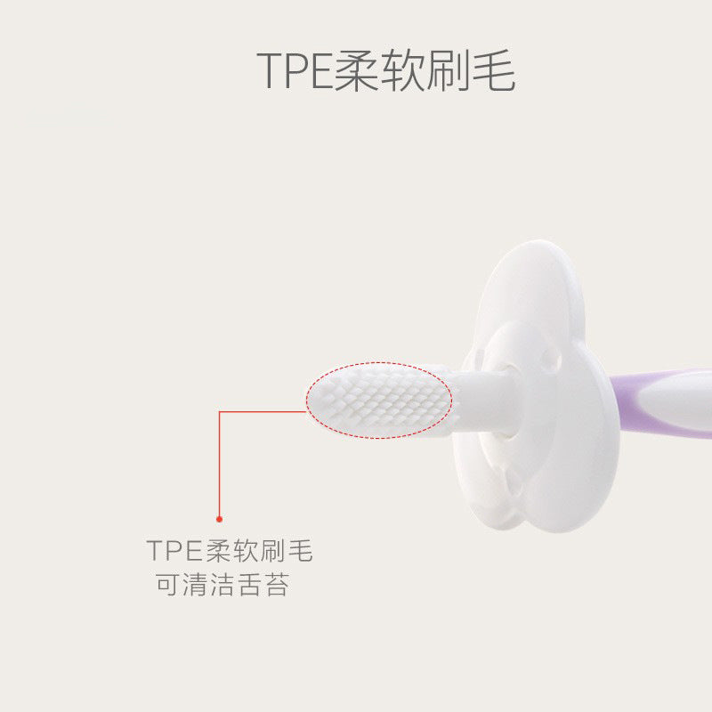 Baohui manufacturer baby toothbrush, infant toothbrush, 1-2 year old training toothbrush, 2-pack, oem odm private label, customization available