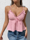European and american cross-border   spring/summer new women's sexy lace camisole sleeveless outerwear top