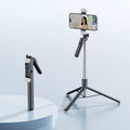 r7l selfie stick 1.7m handheld stabilizer anti-shake r7l telescopic bluetooth remote fill light phone holder