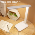 Eye-care desk lamp - touch dimming, color temperature adjustment, rechargeable study lamp for students, dorms, kids' bedrooms, and bedside use