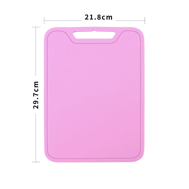 Food grade household silicone cutting board fruit and vegetable silicone cutting board portable double-sided thickened silicone cutting board