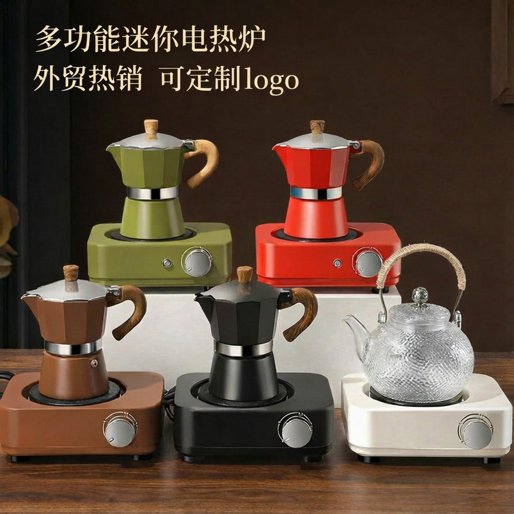 Multifunctional electric stove moka pot heating stove mini small electric stove for home tea maker knob tea stove electric tea stove
