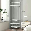 Corner simple coat rack floor bedroom bedside storage rack corner storage rack modern casual clothes rack