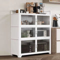 Cupboard, restaurant, kitchen cabinet, family multi-layer storage cabinet, sideboard, aluminum alloy storage rack, rental house stove