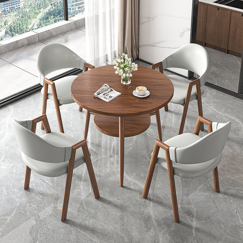 Scandinaviancasualcasual reception negotiation table and chair combination milk tea coffee shop apartment b&b dining table balcony small round table