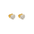 Full diamond micro-embedded accessible luxury heart earrings for women 2026new arrival popular classyfashion earrings niche style earrings earrings