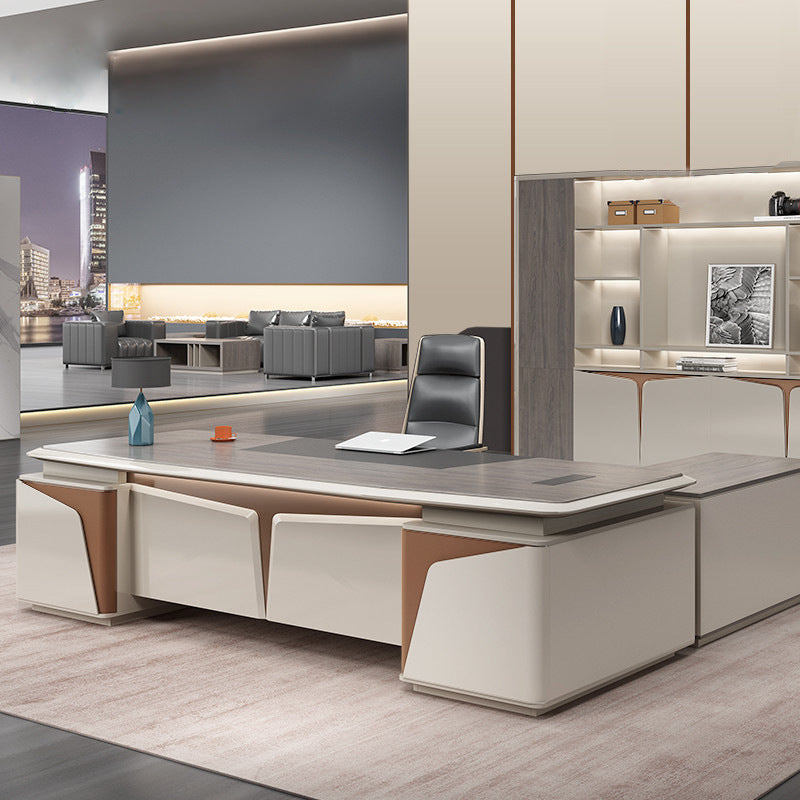 Boss table President table and chair combination simple high-end atmosphere manager office desk chair supervisor