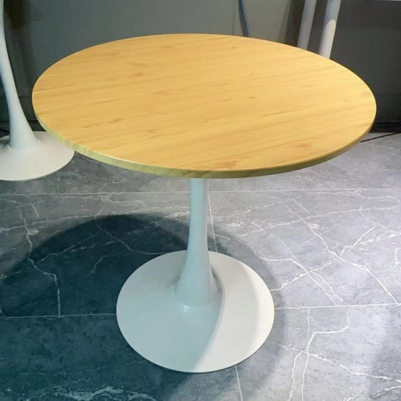 Minimalist tulip white table - ideal for meetings, coffee shops, milk tea shops, dining, home use, and balconies. wholesale direct from the manufacturer