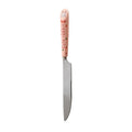 Pink white rabbit table knife