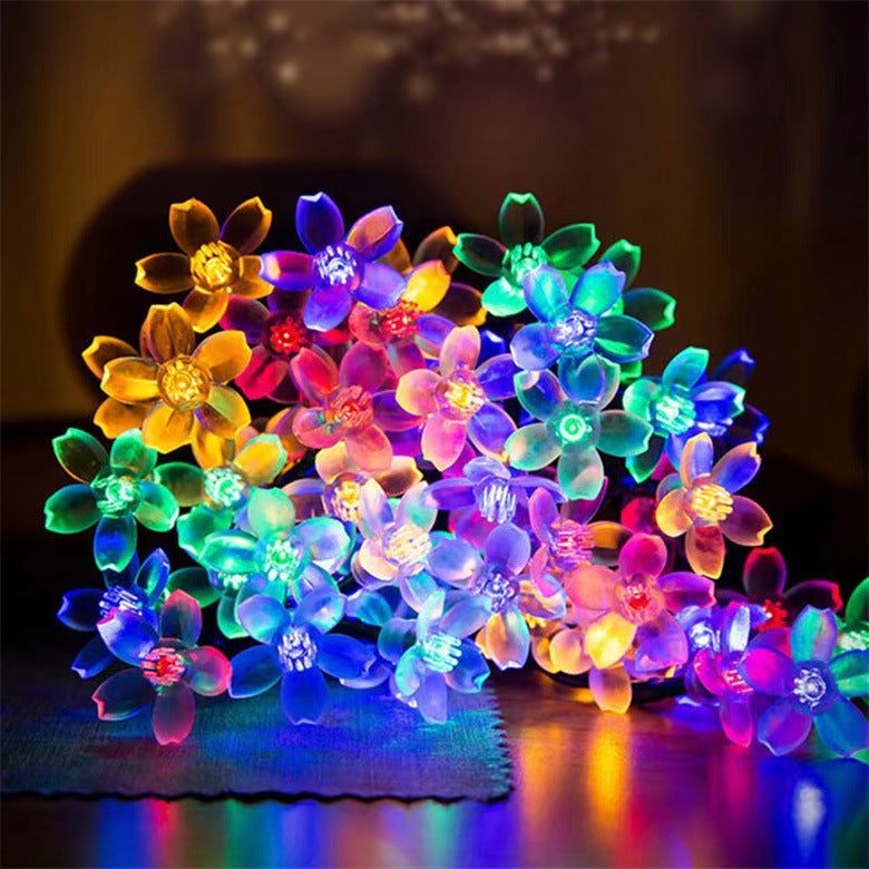 LED solar light string star light bubble ball lantern outdoor waterproof Christmas atmosphere decorative light flash wholesale