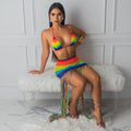 Bestselling cross-border e-commerce: european & american women's sexy hand-crocheted tassel casual set & swimsuit cover-up -  hot seller