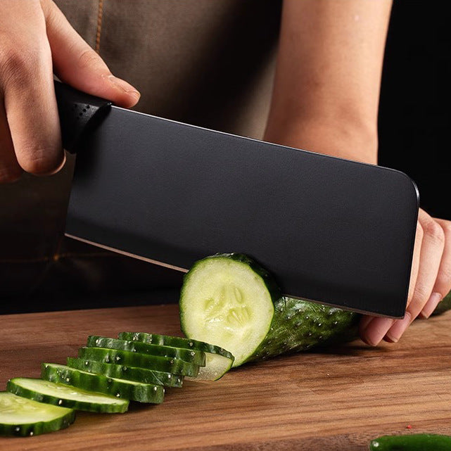 Kitchen knife fruit knife combination dormitory kitchen knife kitchen for home sharp meat cutting stainless steel spray paint meat slicing knife