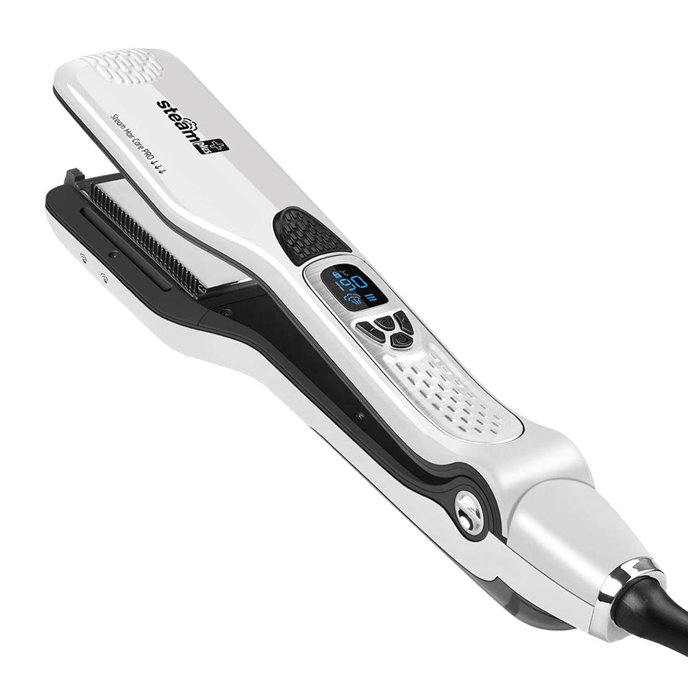 Cross-border steam hair straightener Multifunctional hair straightener Splint Curling iron Straight roll Dual-purpose spray Straight plate clip European standard electrical appliances