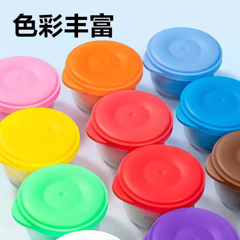 Deli YC666 clay 12/24/36 color, no odor and not easy to stick, free baffle easy-to-shape portable storage box