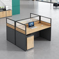 Opposite double seat plus mobile cabinet [high-quality model]