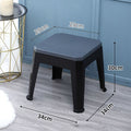 For homeplastic stool casualthickened bench stackable adult footrest living room kids simple storage small stool