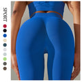 High-waisted, seamless leggings designed to sculpt a peach-shaped butt, flatten the tummy, and provide tummy control. perfect for sports, yoga, running, and fitness activities. quick-drying and ideal for workouts