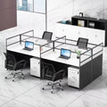 Casual office desk workstation partition screen position table four-person partition casual modern combination computer desk paint-free