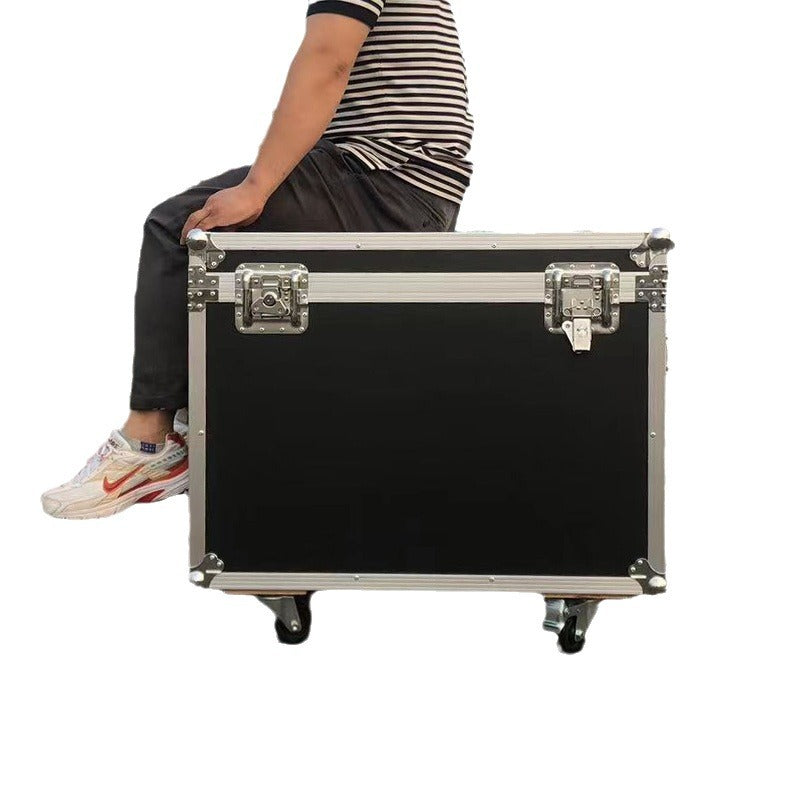 Air box Dongguan Haosen processing custom aluminum alloy air box toolbox instrument box Pa light box trolley case