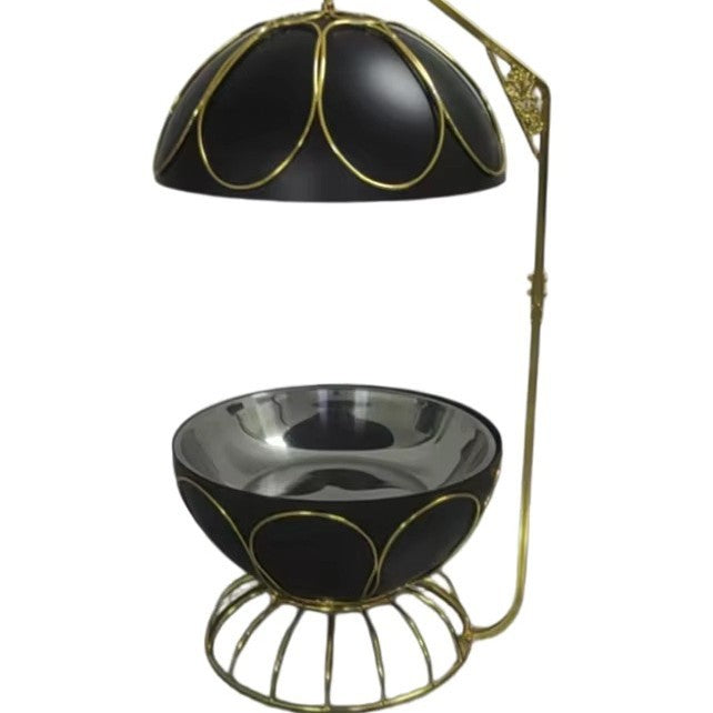 Black stainless steel buffet warmer, 8l hanging buffet stove, hotel commercial ready stock