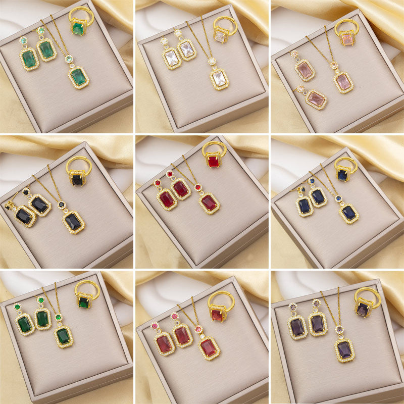 Necklace female nicheeasiest for match pendant fashion electroplating accessible luxury style accessible luxury design high-end titanium steel popular clavicle chain