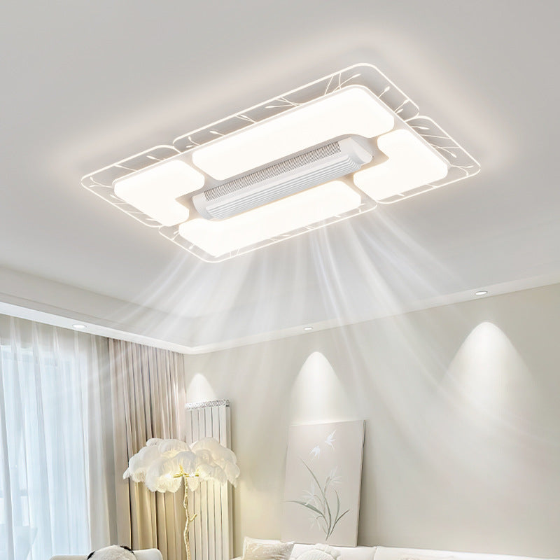 Bladeless fan eye protection LED full spectrum whole house room ceiling light living room bedroom Zhongshan lighting modern and simple