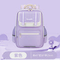 Kids' backpack - ultra-lightweight, pressure-reducing, spine-supporting, lightweight backpack for grades 1-6, korean style, boys and girls, anti-hunchback design