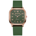 Shangmei square arabic numerals scale silicone strap fashion quartz women's watch factory direct sales wholesale