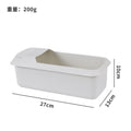 Kitchen pasta box storage box creative drain storage basket plastic pasta box washing and cooking dual-purpose box wholesale