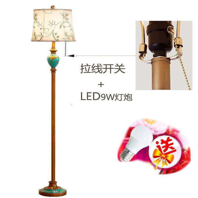 Coffee table american floor lamp living room bedroom master bedroom bedside table european floor lamp retro vertical bedside shelf