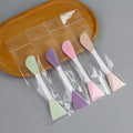 Double-ended silicone brush mask brush knife type + shovel type soft rubber head brush diy mask adjustment tool dual-purpose makeup brush