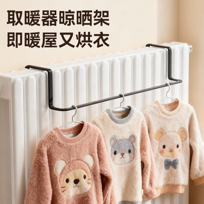 Radiator clothes drying rack, radiator pipe hook, clothes drying rack, clothes drying rack, special cross-border storage rack