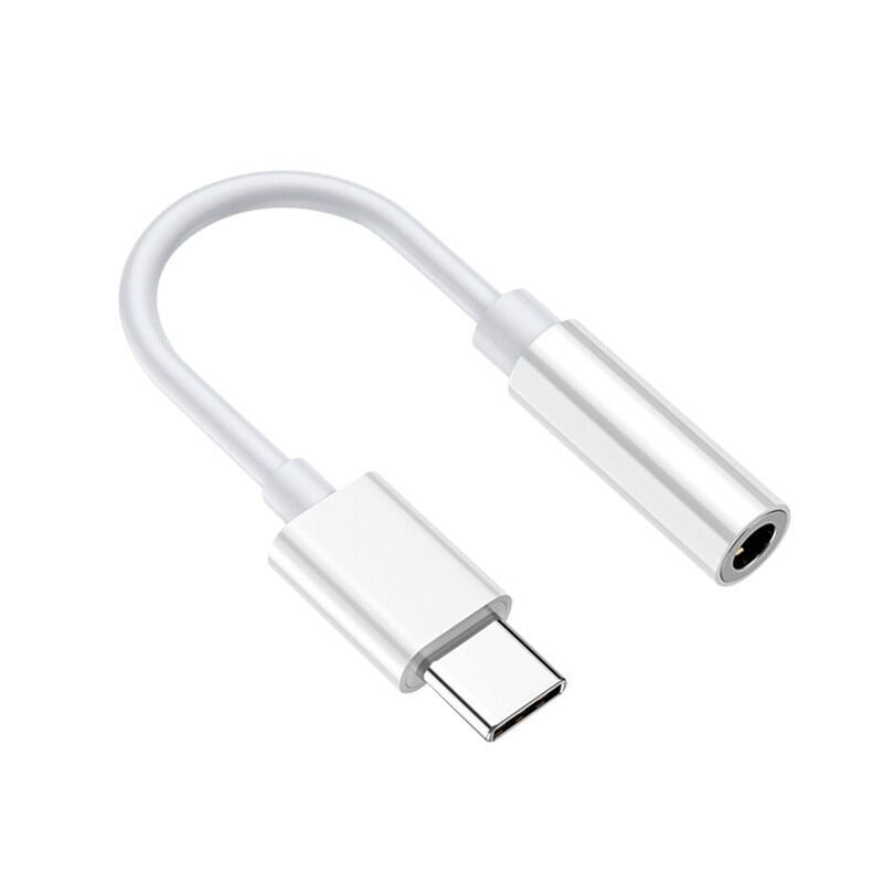 3.  5mm to type-c headphone adapter - compatible with apple, huawei, and xiaomi - wired audio cable with inline controls for music streaming