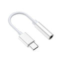 3.  5mm to type-c headphone adapter - compatible with apple, huawei, and xiaomi - wired audio cable with inline controls for music streaming