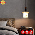 Chinese style spanish natural marble bedroom bedside pendant light modern creative hotel b&b restaurant bar counter small chandelier