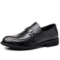 Leather shoes men's business formal wear casualmenautumnew arrival british cross-border live broadcast work k-style slip-on trendy leather shoes