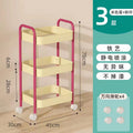 Influencer-style rolling cart shelf - home use, kitchen, bedroom, snack rack, living room multifunctional storage organizer - wholesale