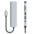 Usbhub docking station is suitable for macbook apple notebook six-in-one docking station type-c